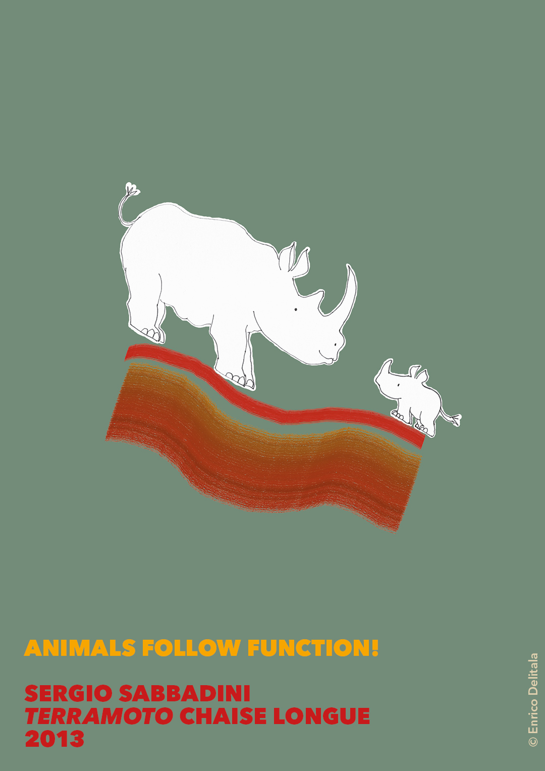 Rinoceronti: Enrico Delitala Sergio Sabbadini animals follow function form follows function